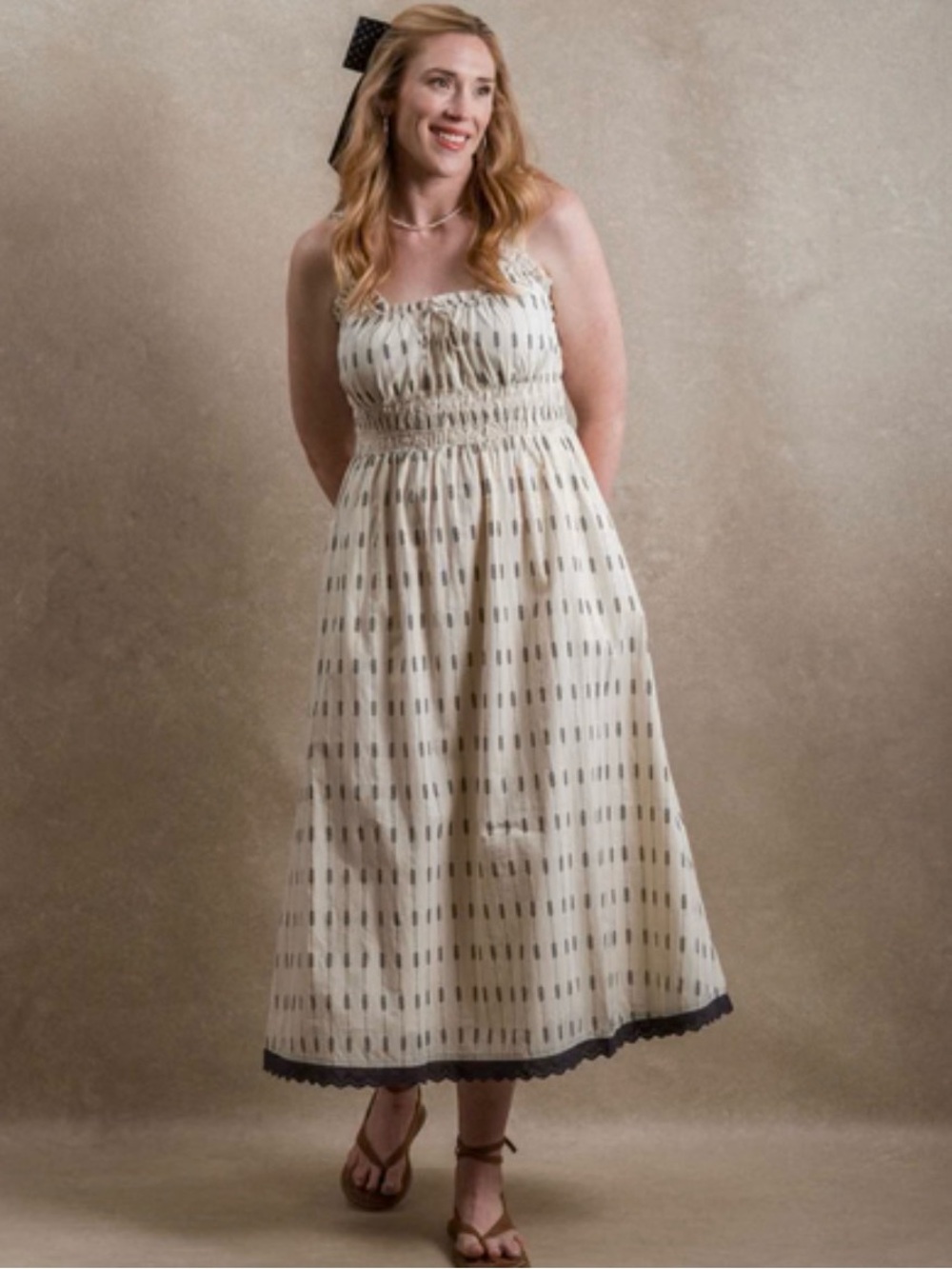Neuflora Tuscany Dress Cream women’s size XS NWT